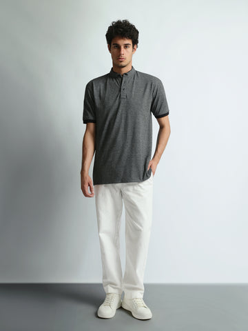 Polo shirts Regular fit textured