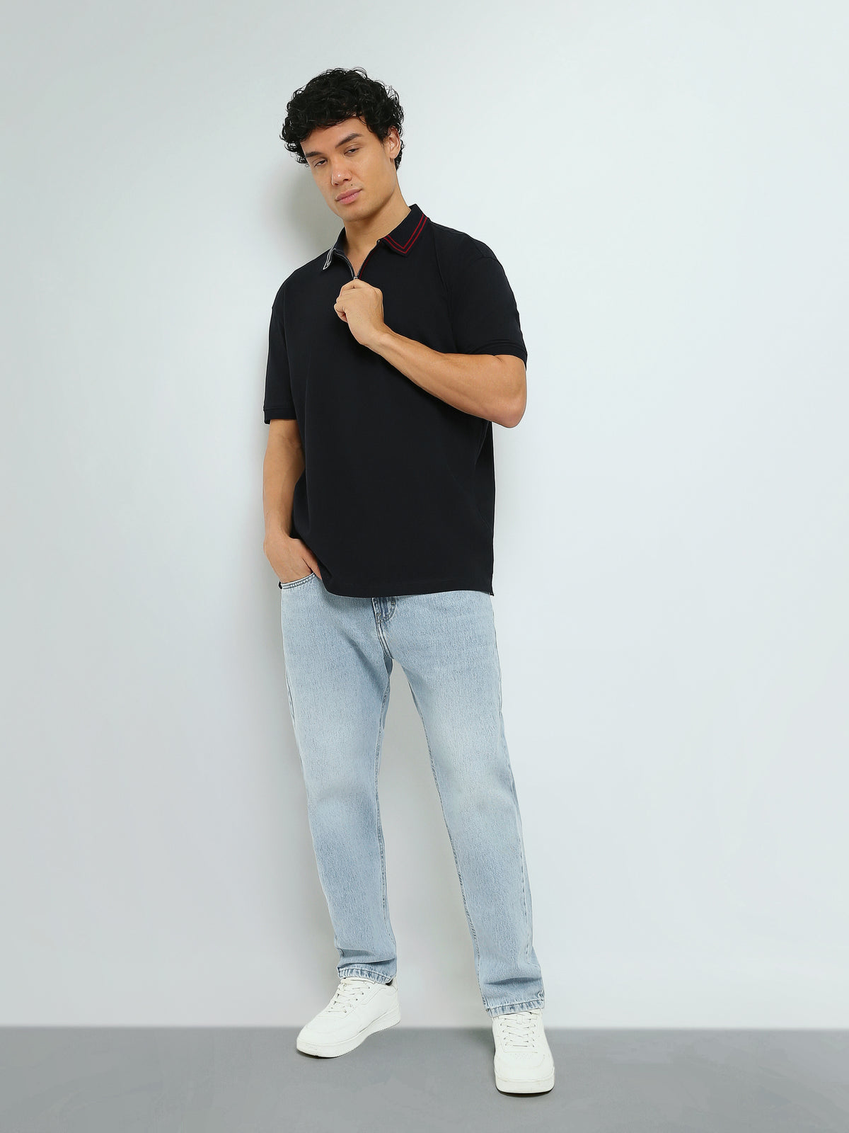 Town Team - Men's Regular pique Polo shirts Navy Pique