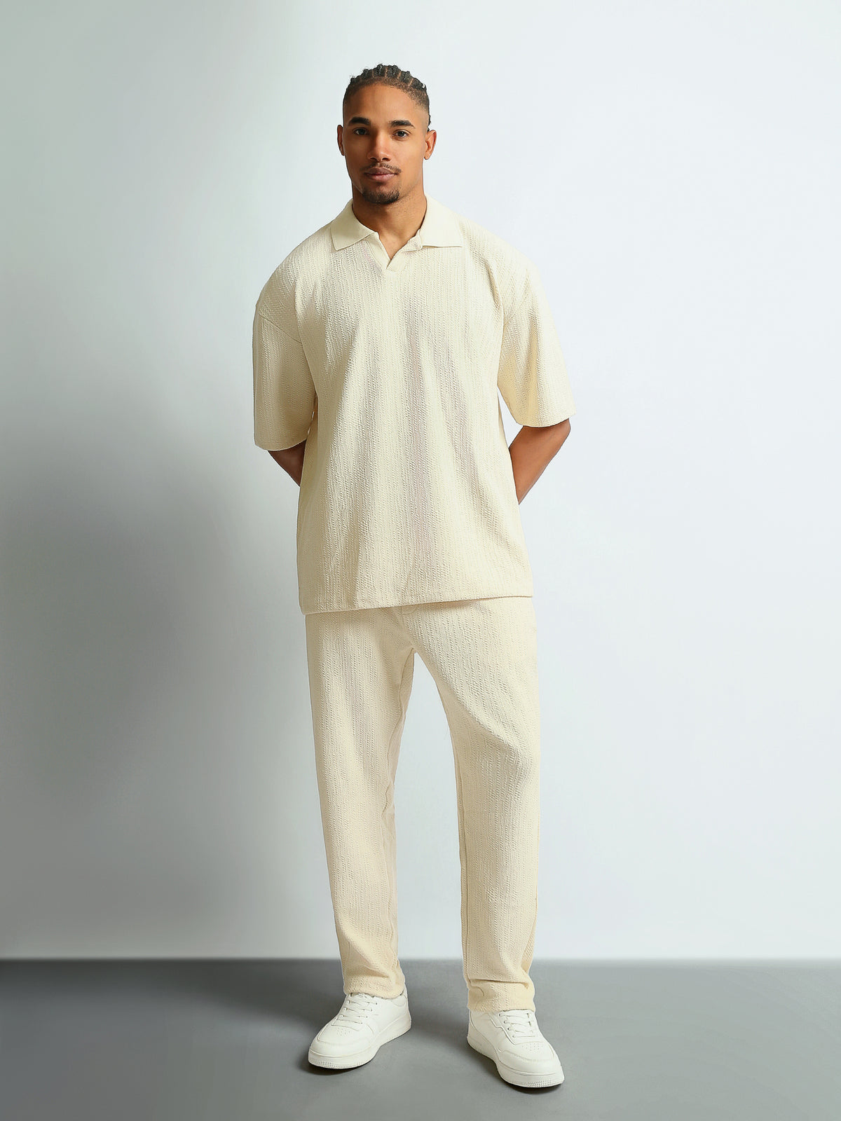 Polo shirt Sets Oversize fit/Standard fit plain top