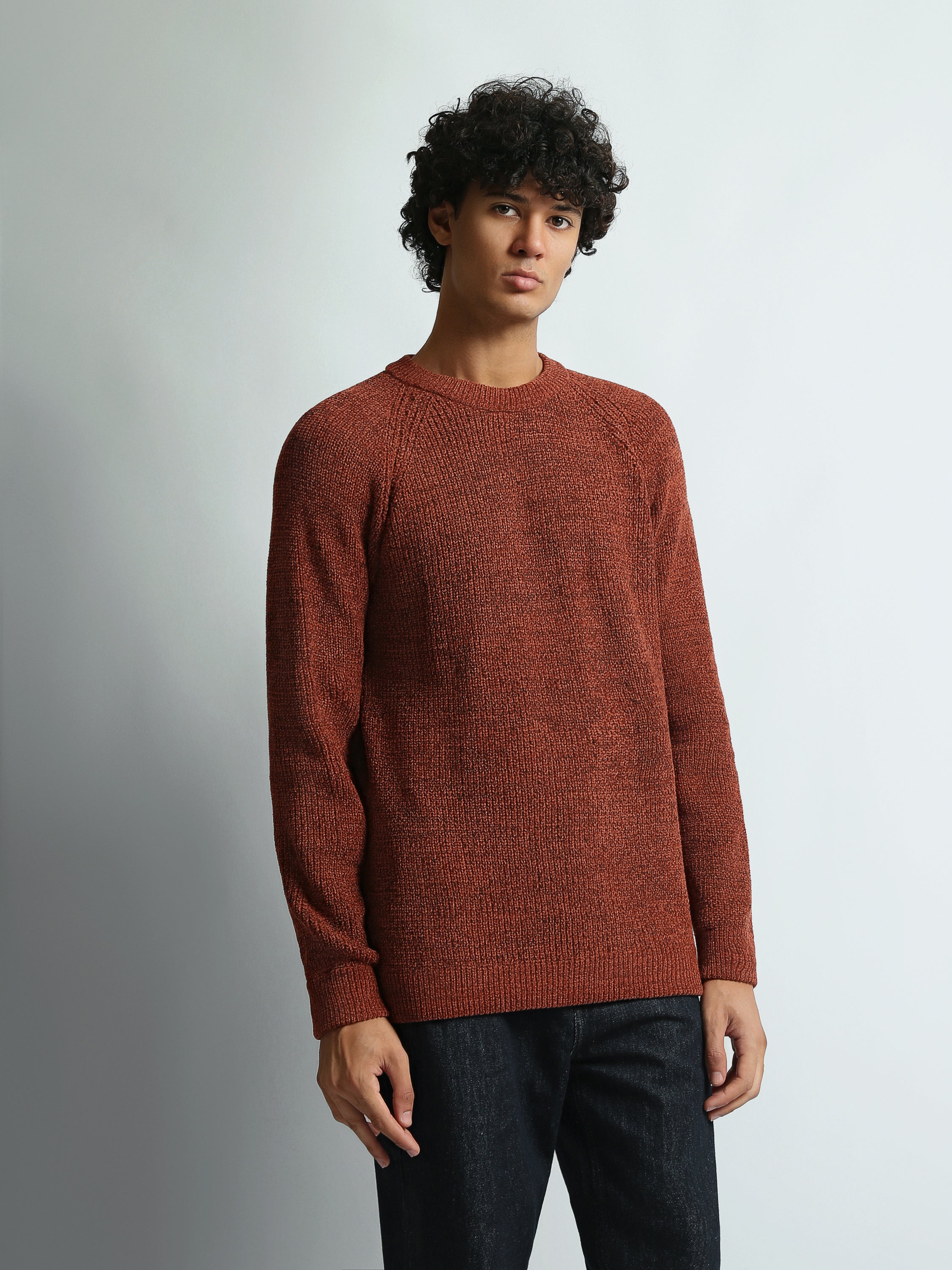 Town Team pullovers plain regular fit Beige