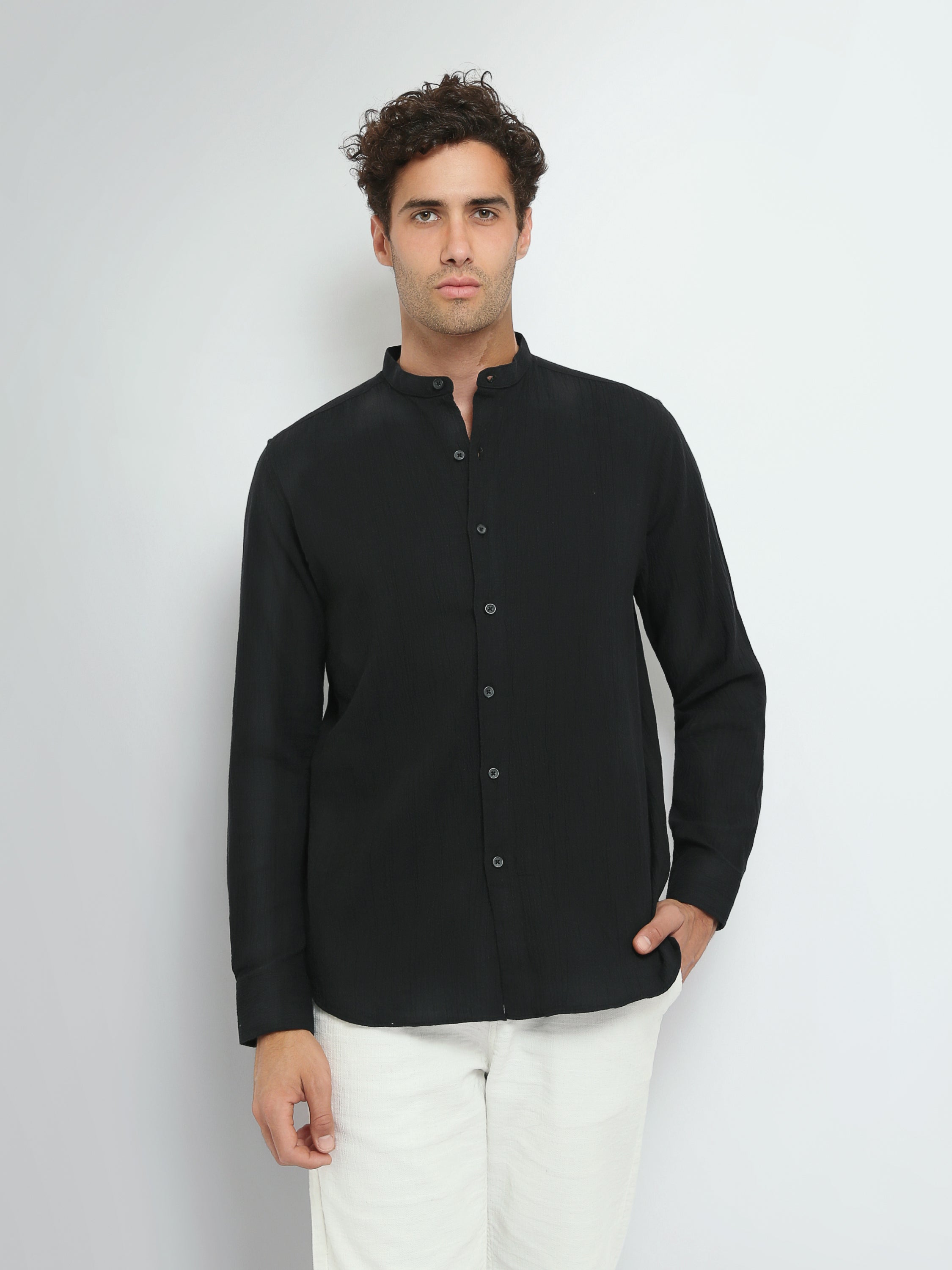 Town Team long sleeves shirts cotton slim fit Cashmere