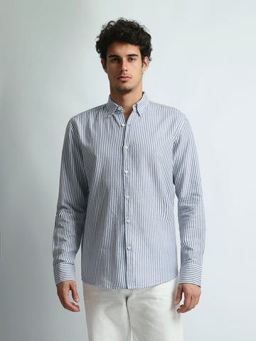 Long Sleeves Shirts Slim fit linen