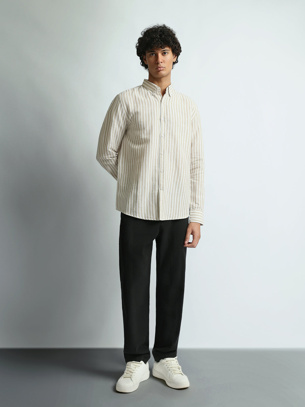 Long Sleeves Shirts Slim fit linen
