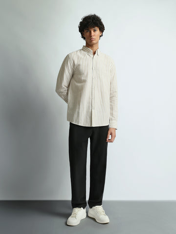 Long Sleeves Shirts Slim fit linen