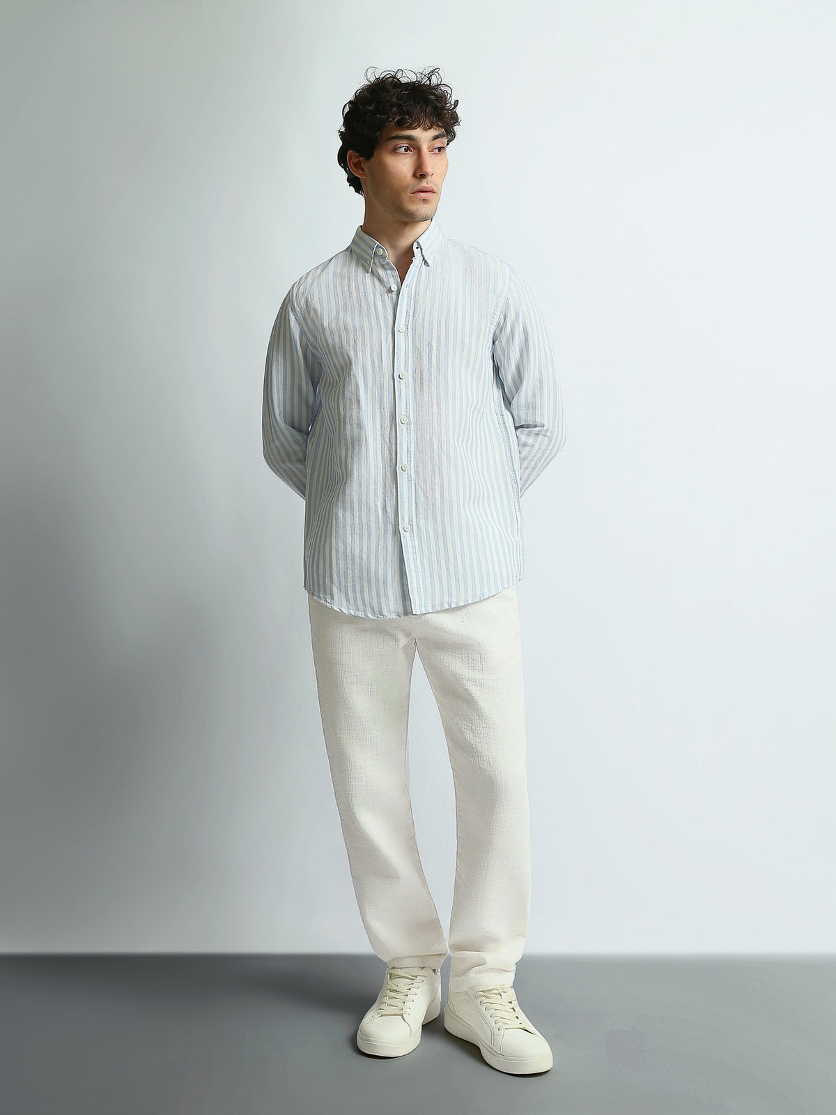 Long Sleeves Shirts Slim fit linen