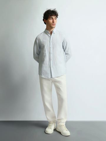 Long Sleeves Shirts Slim fit linen