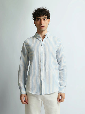 Long Sleeves Shirts Slim fit linen