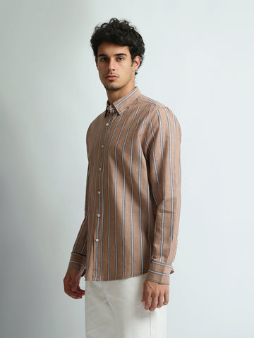 Long Sleeves Shirts Slim fit linen