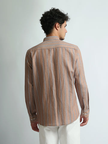 Long Sleeves Shirts Slim fit linen