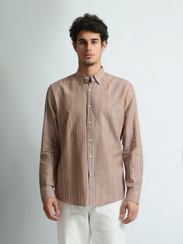 Long Sleeves Shirts Slim fit linen