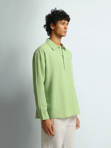 Long Sleeves Shirts Oversized fit linen