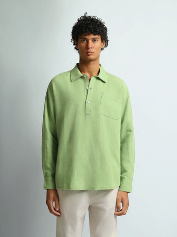 Long Sleeves Shirts Oversized fit linen