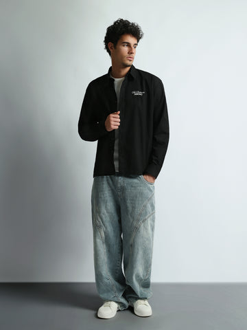 Long Sleeves Shirts Loose fit cotton