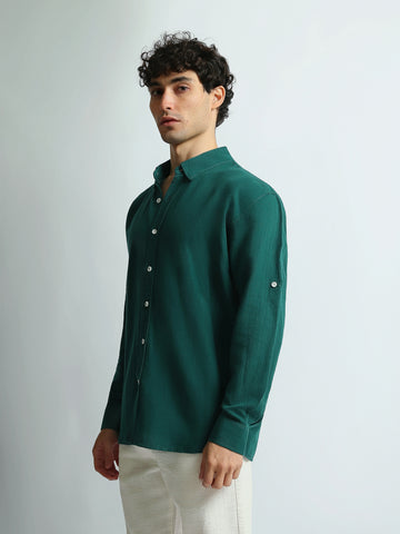 Long Sleeves Shirts Oversized fit linen