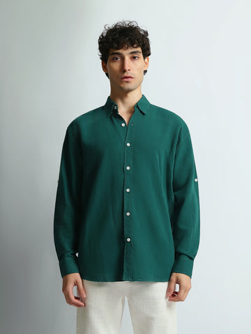 Long Sleeves Shirts Oversized fit linen