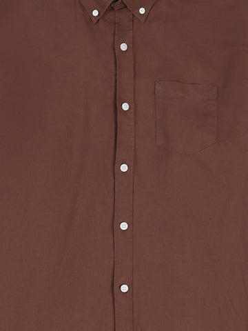 Town Team long sleeves shirts linen regular fit Olive