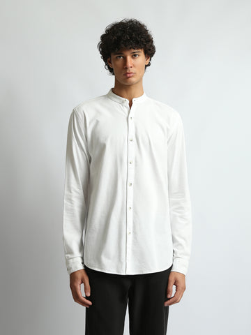 Long Sleeves Shirts Slim fit pique