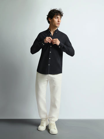 Long Sleeves Shirts Slim fit pique
