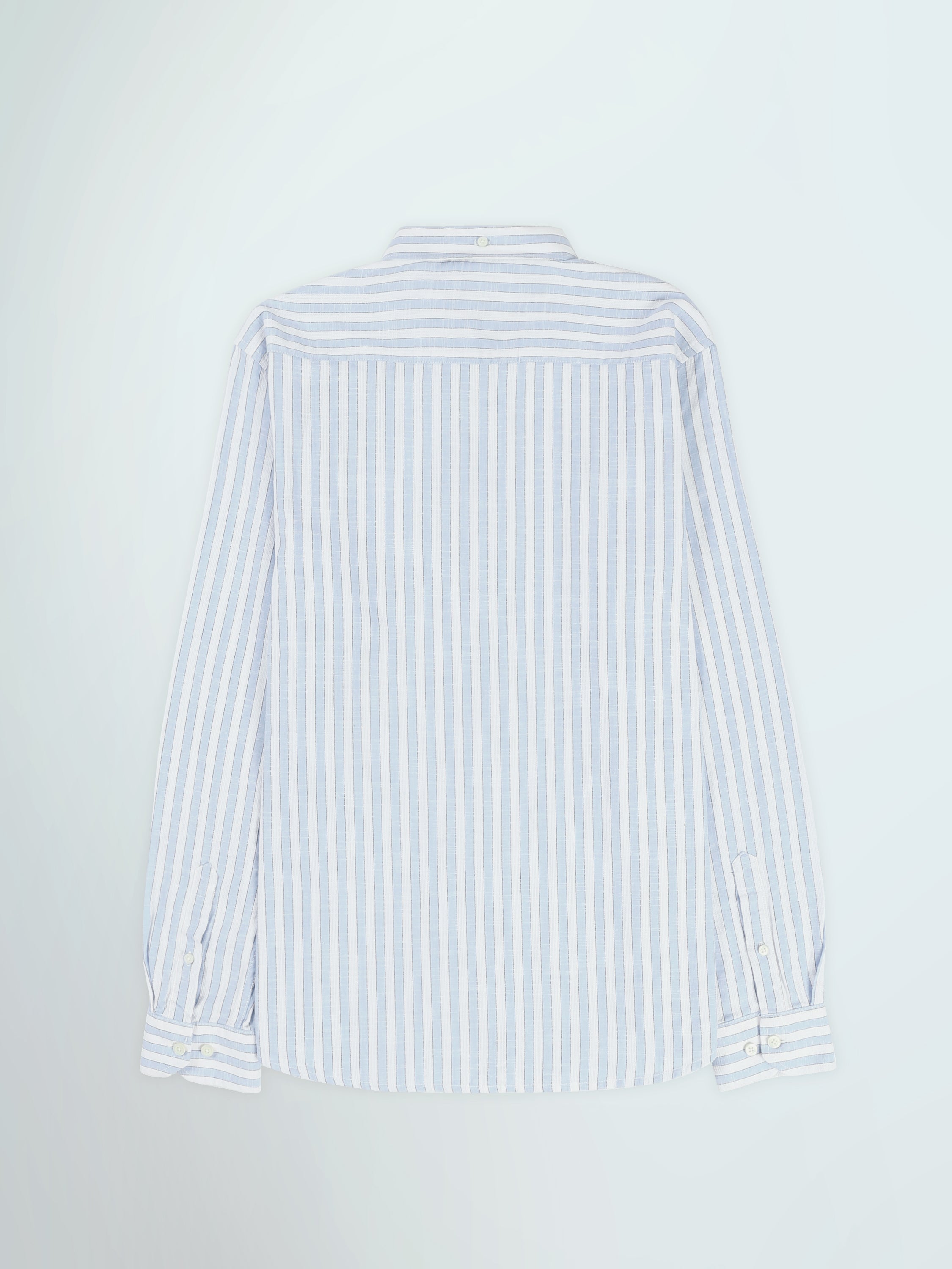 Town Team long sleeves shirts linen modern fit WHT/ORG