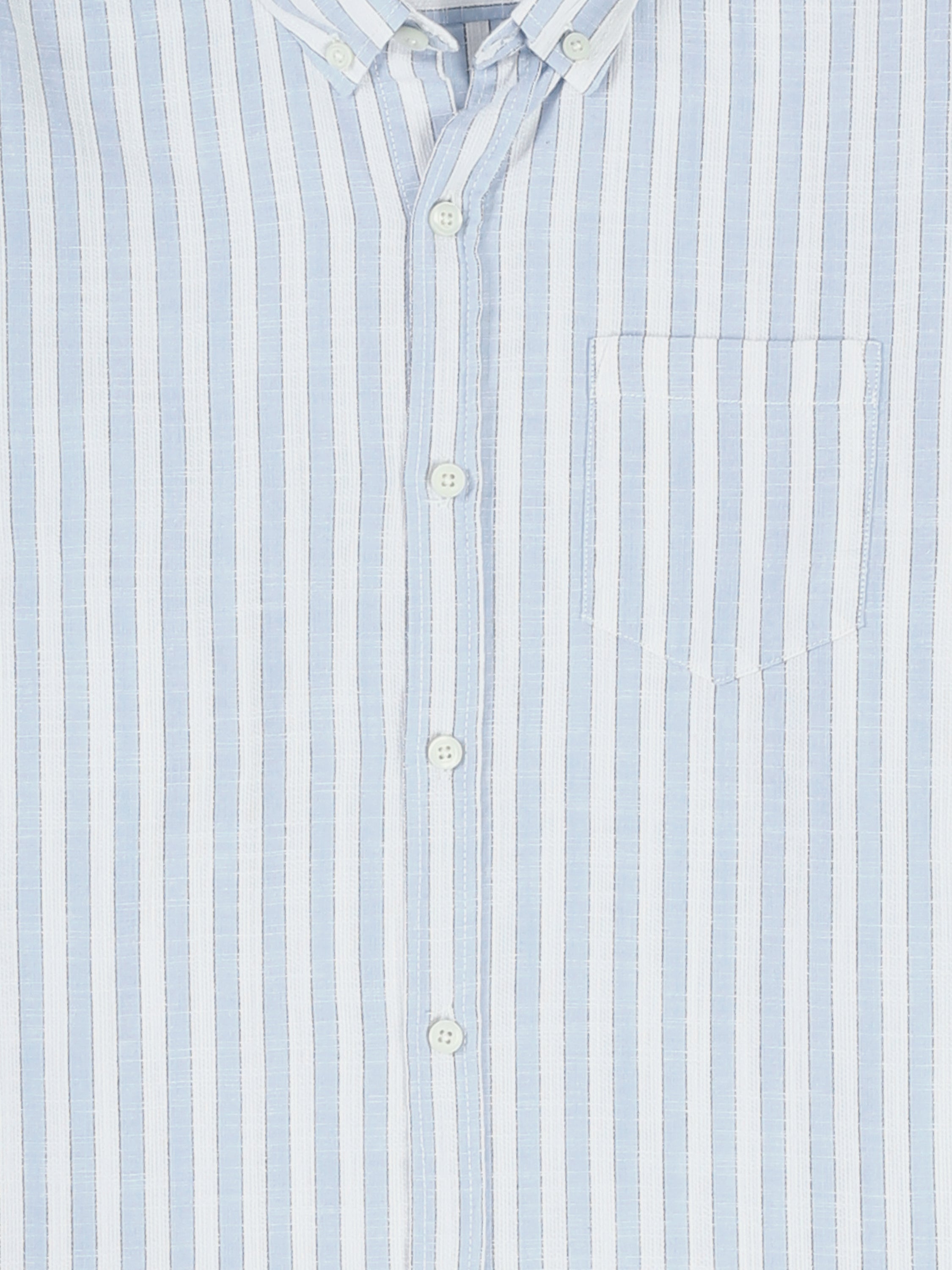 Town Team long sleeves shirts linen modern fit WHT/ORG