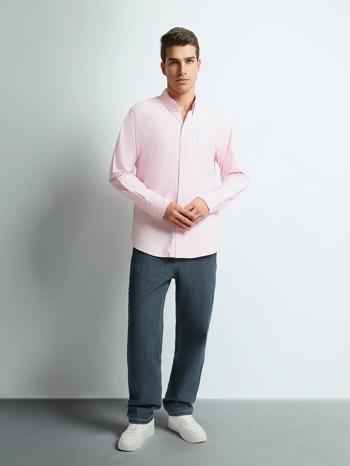 Long Sleeves Shirts Slim fit oxford