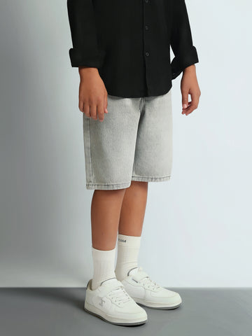 Shorts Slim fit textured