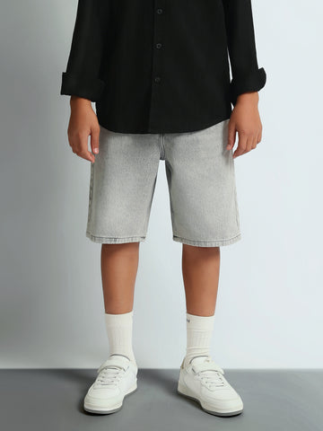 Shorts Slim fit textured