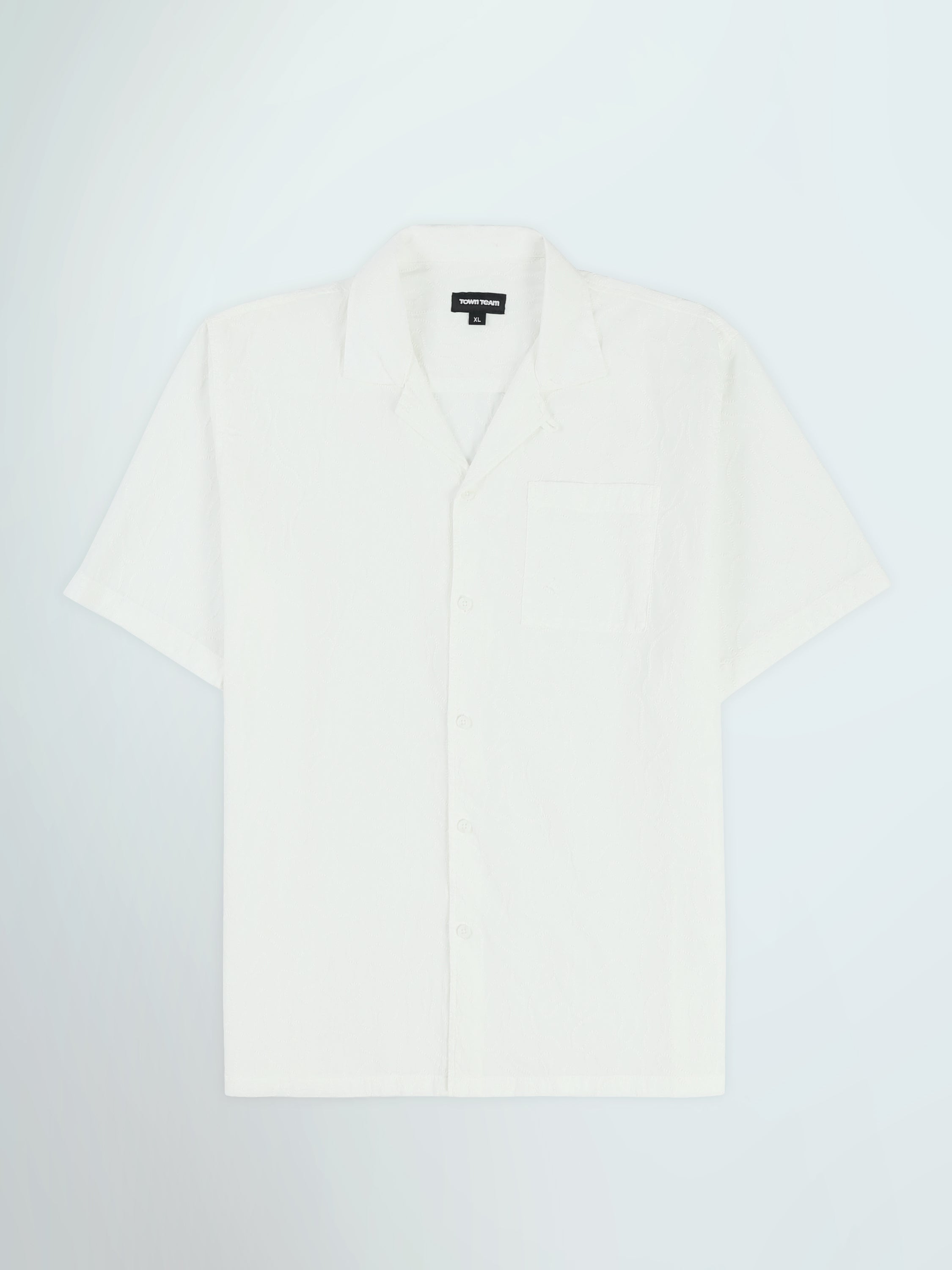 Town Team short sleeves shirts cotton oversized fit OFF WHIT