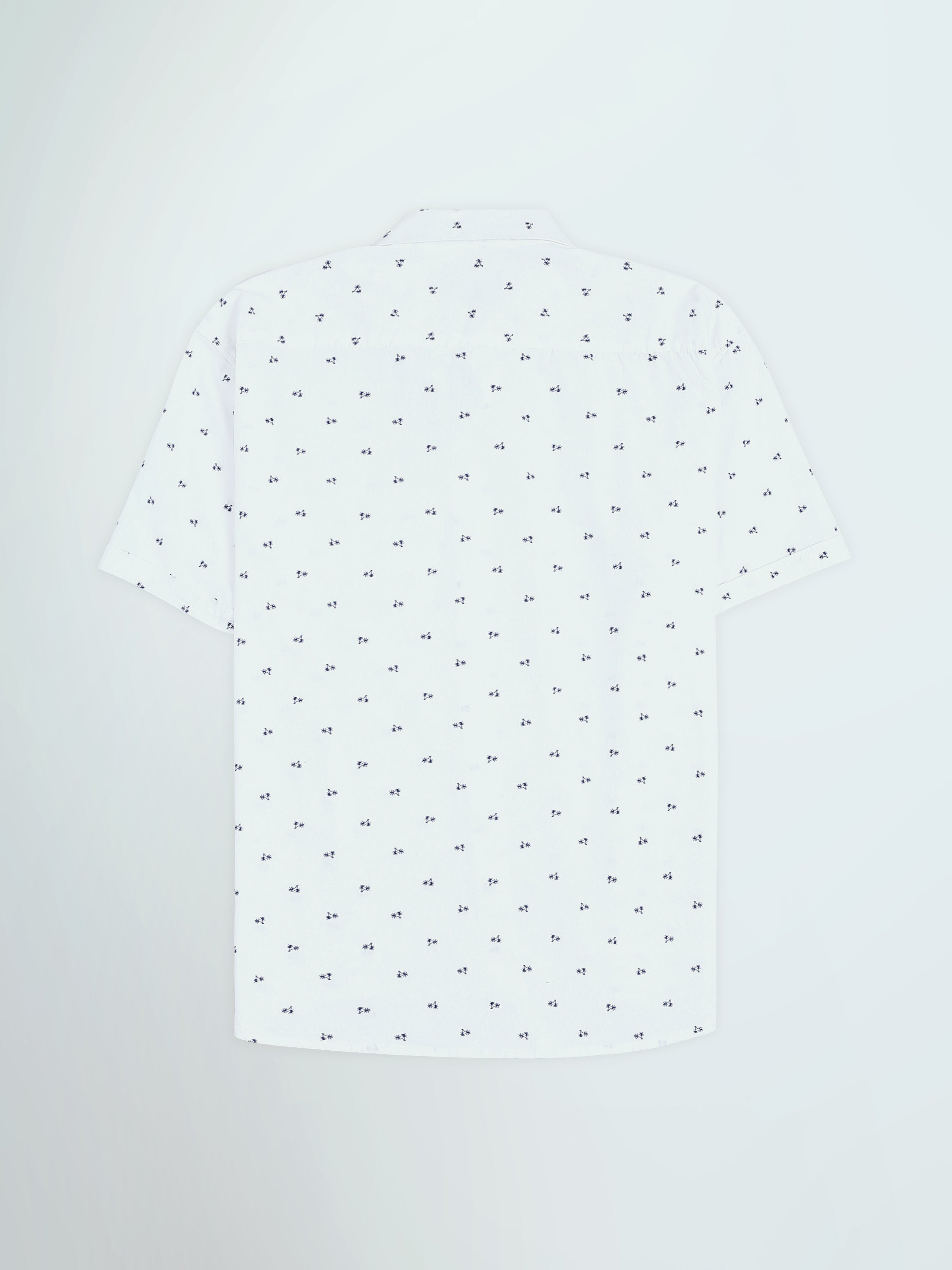 Town Team - Men's Slim poplin Short Sleeves Shirts OFF WHIT Poplin Lycra