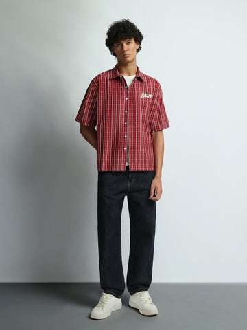 Short Sleeves Shirts Loose fit poplin