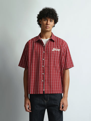 Short Sleeves Shirts Loose fit poplin