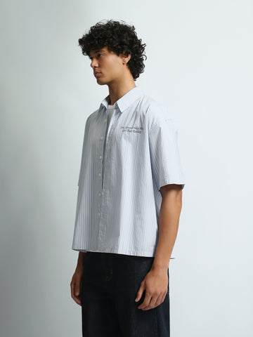 Short Sleeves Shirts Loose fit poplin