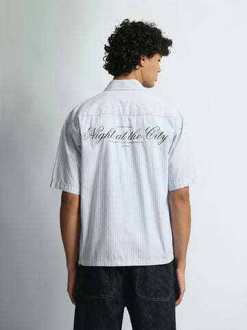 Short Sleeves Shirts Loose fit poplin