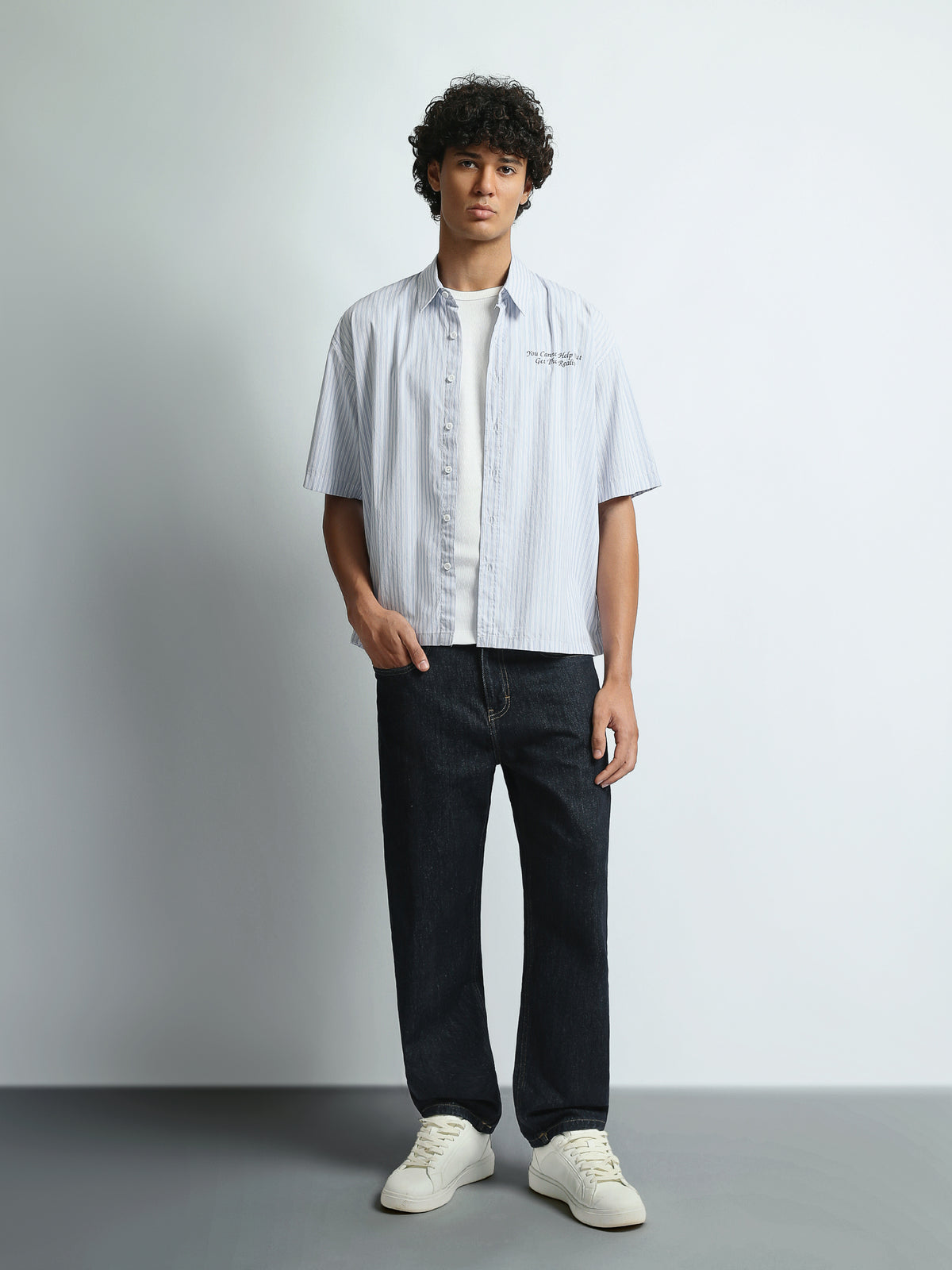 Short Sleeves Shirts Loose fit poplin