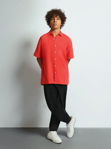 Short Sleeves Shirts Loose fit linen