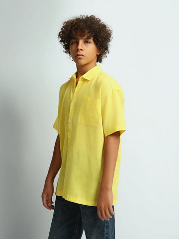 Short Sleeves Shirts Loose fit linen