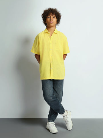 Short Sleeves Shirts Loose fit linen