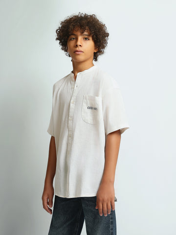 Short Sleeves Shirts Loose fit linen