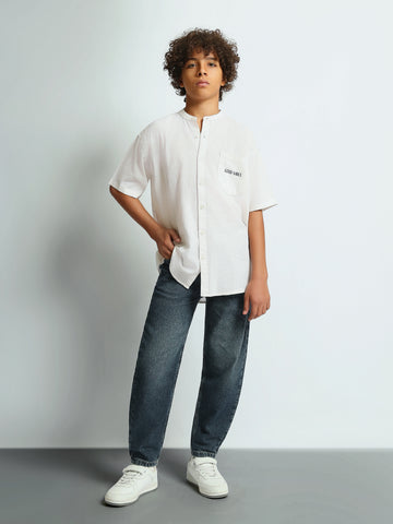 Short Sleeves Shirts Loose fit linen