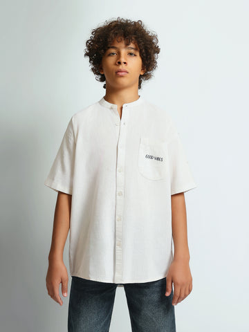 Short Sleeves Shirts Loose fit linen