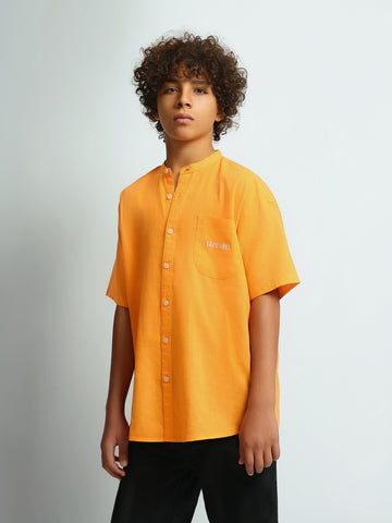 Short Sleeves Shirts Loose fit linen