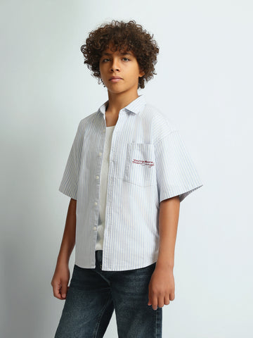 Short Sleeves Shirts Boxy fit oxford