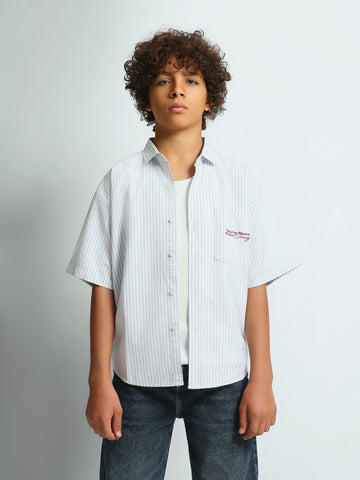 Short Sleeves Shirts Boxy fit oxford