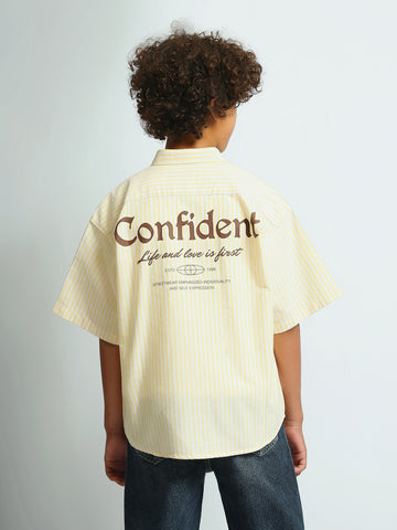 Short Sleeves Shirts Boxy fit oxford