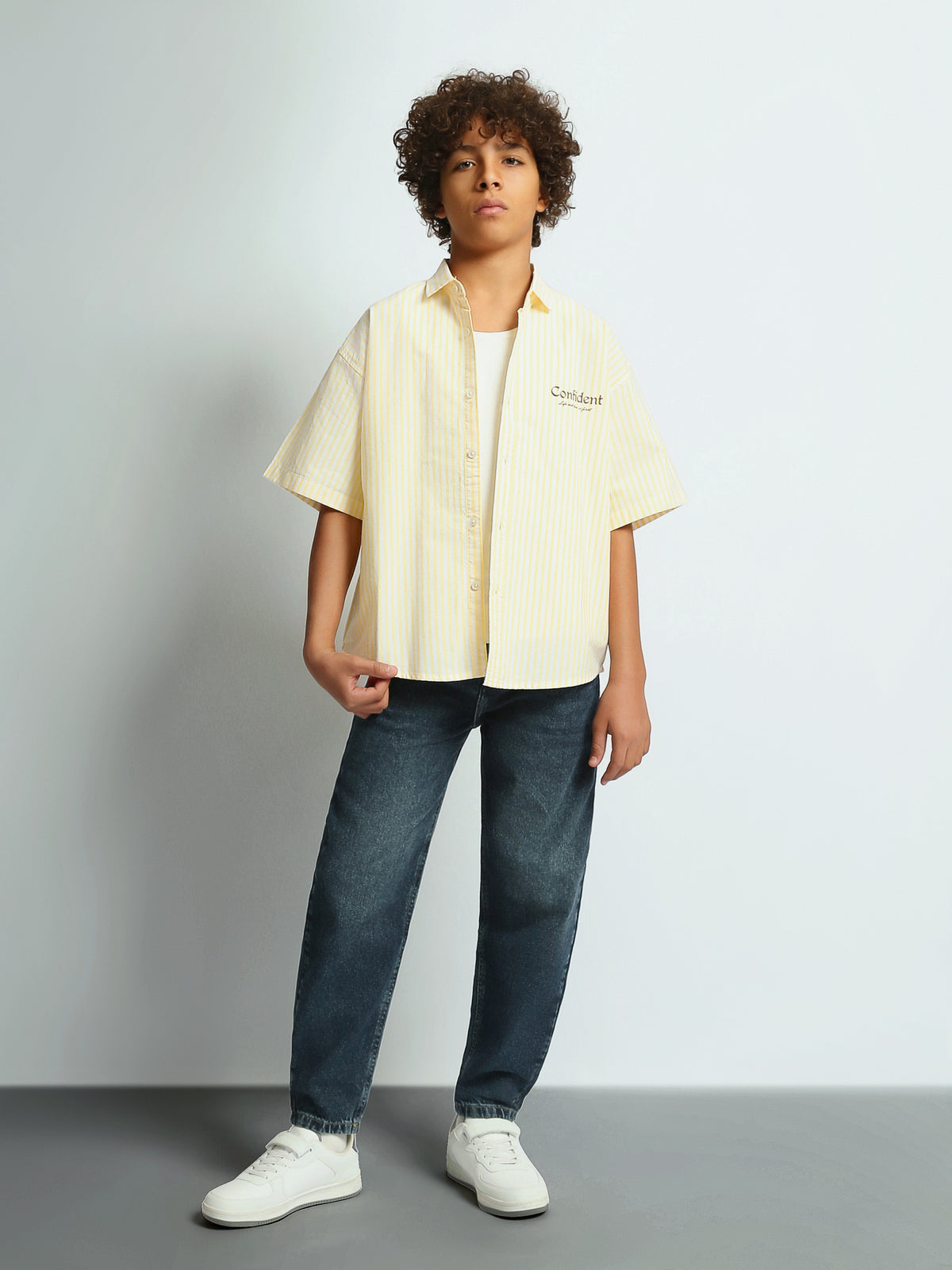 Short Sleeves Shirts Boxy fit oxford