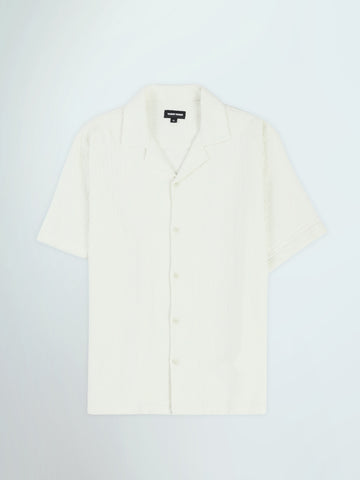Town Team short sleeves shirts cotton oversized fit OFF WHIT