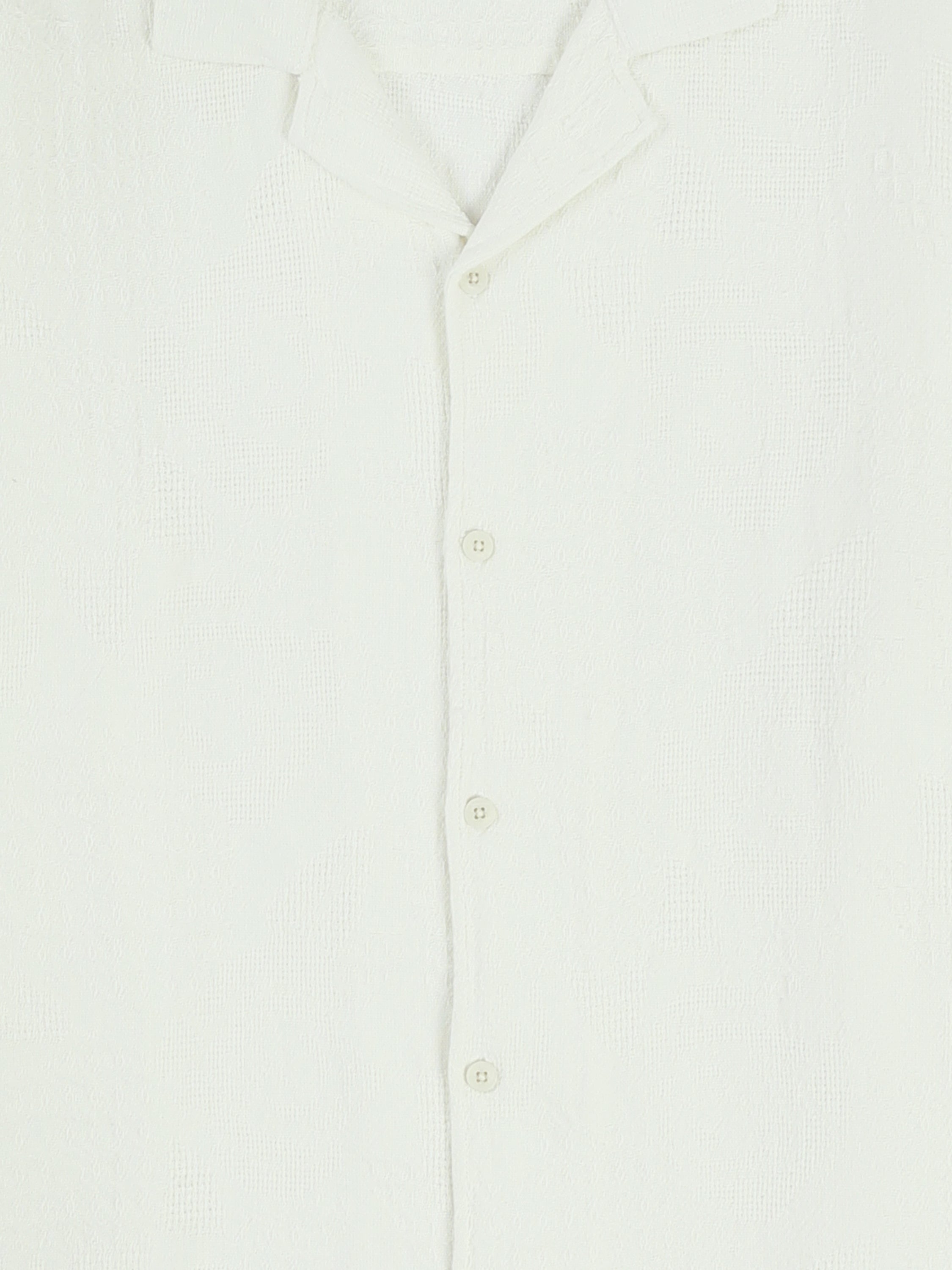 Town Team short sleeves shirts cotton oversized fit OFF WHIT
