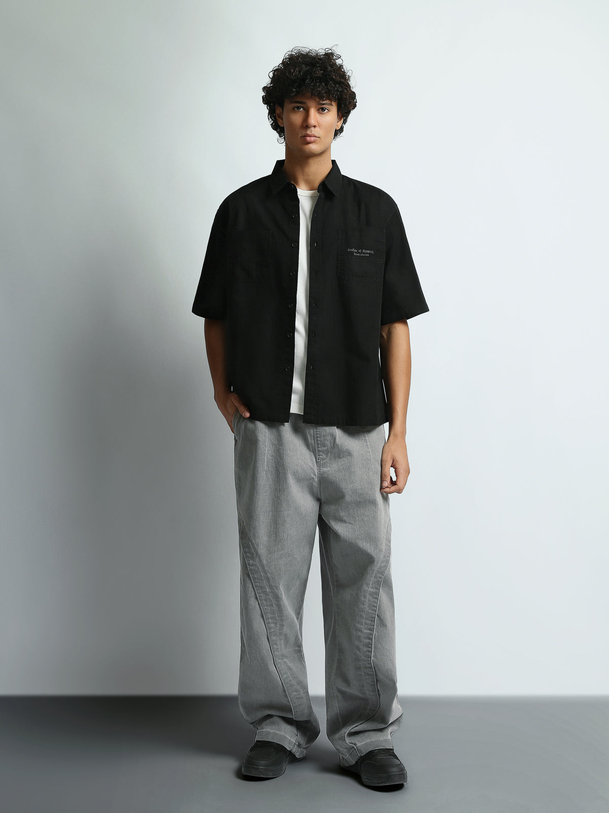 Short Sleeves Shirts Loose fit cotton