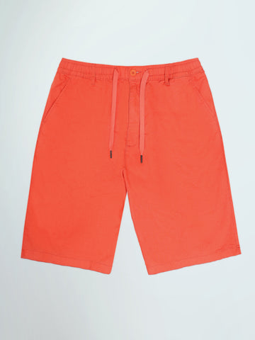Town Team - Men's plain top Shirt Sets Orange Linen
