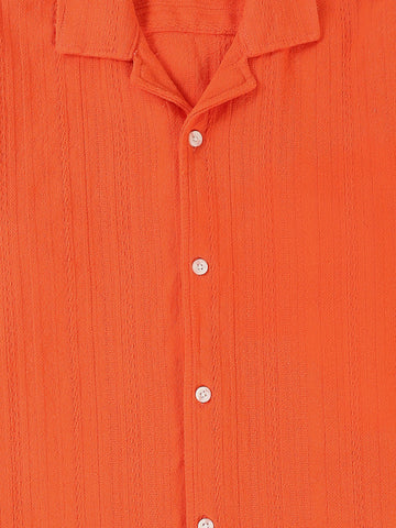 Shirt Sets oversize fit shirt + relaxed fit short texture top